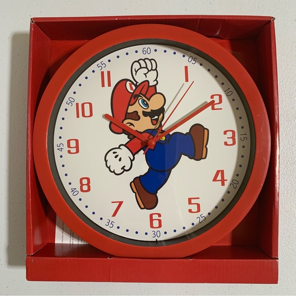 Nintendo Super Mario Bros Analog Wall Clock-NIB - Picture 5 of 5